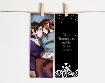 Lesezeichen "Feysand" | Rhysand & Feyre | Reich der Sieben Höfe | Lesezeichen Zitate | Lesezeichen Sprüche | ACOTAR | Book Merch | Fae