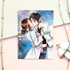 Print "Adam & Olive" | The Love Hypothesis | Ali Hazelwood | Book Lover | Book merch