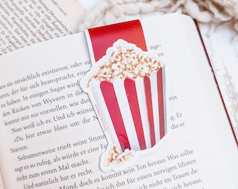 Magnetlesezeichen Popcorn | Asuka Lionera | Book Lover Gift | Bookmerch | Bookish Merch | Bookmark