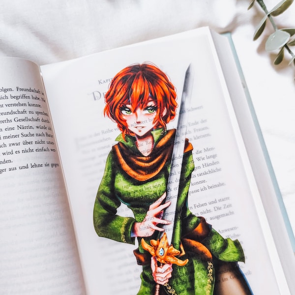 Page Overlay Delmira | Moonlight Sword | Asuka Lionera | Bookish Merch | Reader Gift | Semi-transparent book page