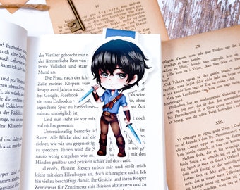Magnetic bookmark Lucian | Nemesis Book | Asuka Lionera | Book Boyfriend | Bookmark | Book Lover Gift | Bookmerch