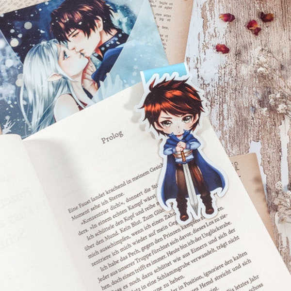 Magnetlesezeichen Leander | Frozen Crowns | Asuka Lionera | Bookmerch | Book Lover Gift | book merch