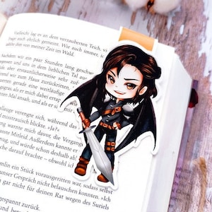 Magnetic bookmark "Cassian" | Empire of the Seven Courts | Acotar | Book Boyfriend Bookmark Book Lover Gift Court of Silver Flames | Book merch