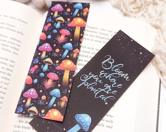 Bookmark Mushrooms | Cute Witch Bookmark | bookish merch