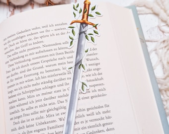 Lesezeichen Schwert | Asuka Lionera | Moonlight Sword | Bookish Merch | medieval bookmark