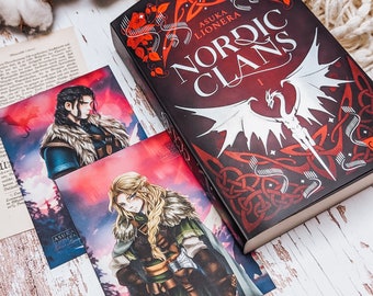 Postcard set "Nordic Clans" by Asuka Lionera | Character cards | Book illustration | character illustration | bookish merch