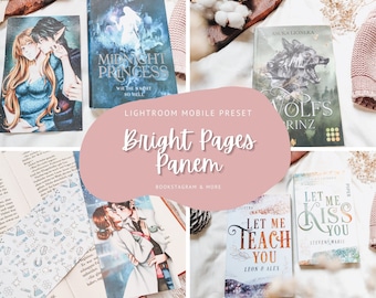 Lightroom Mobile Preset for Bookstagram ~ Bright Pages Panem | Presets for Bookstagram | Clean Photo Filters for Bloggers and Influencers |