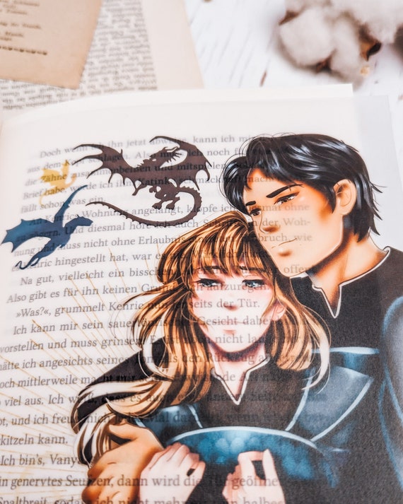 Page Overlay Fourth Wing | Violet & Xaden | Reader Gift