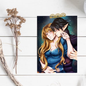 Print "Kenya" | Midnight Princess | Asuka Lionera | book illustration | A5 | Book Lover Gift | Book Art Print | Bookish Merch