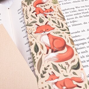 Bookmark fox Cute Fall Bookmark Primary school image 7