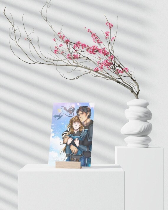 Print Fourth Wing | Violet & Xaden | Reader Gift | Book