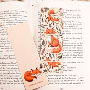 Bookmark fox Cute Fall Bookmark Primary school image 5