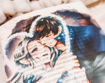 Page Overlay Frozen Crowns | Asuka Lionera | Bookish Merch | Reader Gift | Semi-transparent book page