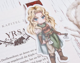 Magnetlesezeichen Yrsa | Nordic Clans | Asuka Lionera | Book Lover Gift | Bookmerch | Bookish Merch | Bookmark | Viking Bookmark