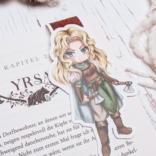 Magnetlesezeichen Yrsa | Nordic Clans | Asuka Lionera | Book Lover Gift | Bookmerch | Bookish Merch | Bookmark | Viking Bookmark