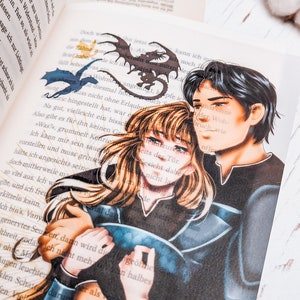 Page Overlay Fourth Wing | Violet & Xaden | Reader Gift