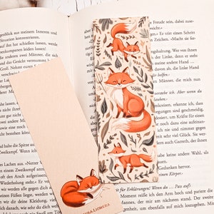 Bookmark fox Cute Fall Bookmark Primary school image 4