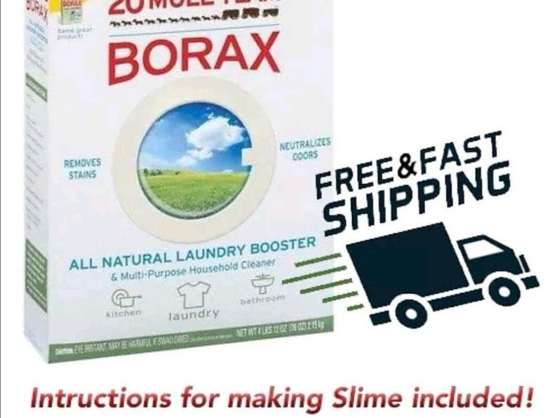 Borax slime Activator ORIGINAL & PURE best borax on the Etsy