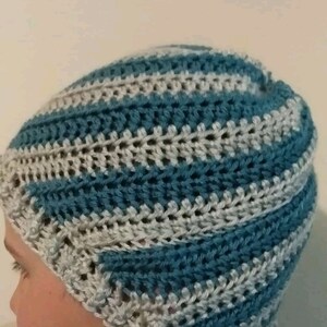 CROCHET PATTERN PDF Crochet Swirl Hat Pattern Crochet Swirl Beanie Pattern Multiple Sizes Crochet Hat Pattern Easy Crochet Beanie image 2