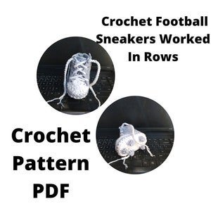 CROCHET PATTERN PDF: Crochet Baby Sneakers Pattern Crochet Baby Converse Pattern Crochet Sneakers Pattern Crochet Infant Slippers image 4