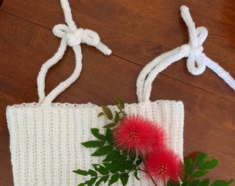 CROCHET PATTERN PDF - Easy Crochet Singlet Pattern | Crochet Beginner Crop Top |  Summer Crop Top Pattern | Crochet Ribbed Crop Top Pattern