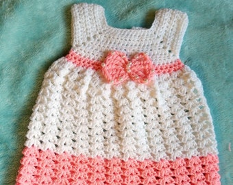 CROCHET PATTERN PDF - Crochet baby dress pattern - Baby Dress Crochet Pattern - High-low Crochet Dress Pattern - Crochet Babygirl Outfit