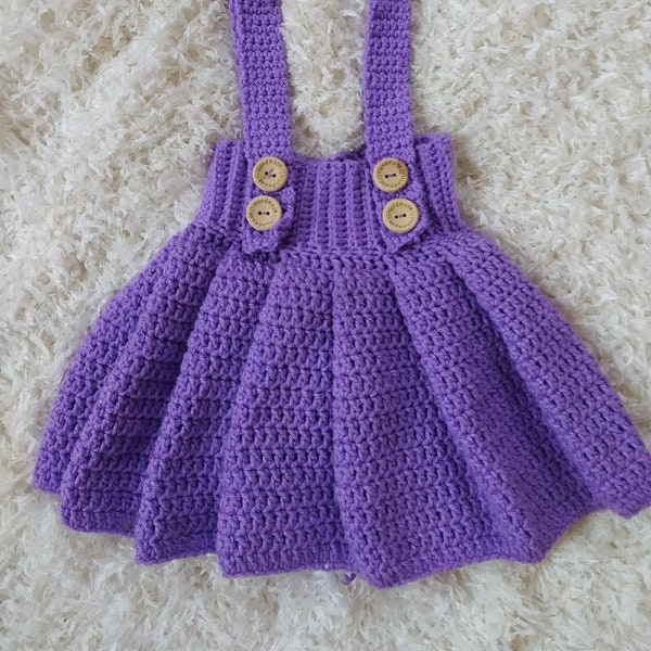 CROCHET PATTERN PDF - Crochet Baby Skirt Pattern - Crochet Baby Skirt - Pleated Crochet Skirt - Multiple Sizes (0-6 months - 10years)