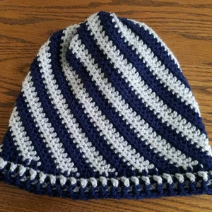 CROCHET PATTERN PDF Crochet Swirl Hat Pattern Crochet Swirl Beanie Pattern Multiple Sizes Crochet Hat Pattern Easy Crochet Beanie image 1