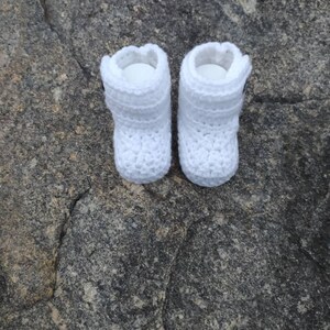 CROCHET PATTERN Crochet Baby Ugg Boots Crochet Baby Booties Pattern Crochet Baby Socks Crochet Infant Slippers 3 Sizing Options image 6