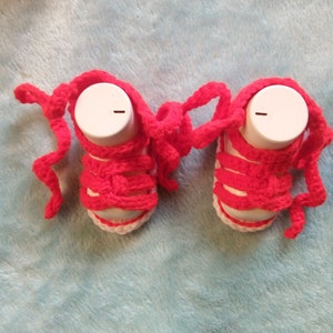 CROCHET PATTERN PDF Crochet baby gladiator Sandal Crochet Baby Girl Sandals Crochet Baby Slippers Crochet Baby Shoes Worked Flat image 3