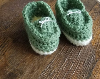 CROCHET PATTERN- Crochet Baby Loafers Pattern - Crochet baby moccasins - Crochet moccasin Pattern - Easy Crochet Baby Booties Pattern