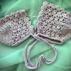 CROCHET PATTERN PDF Crochet Baby Bonnet Pattern Baby Bonnet Pattern Crochet Baby Bonnet Pattern Crochet Bonnet Pattern Baby Bonnet image 5