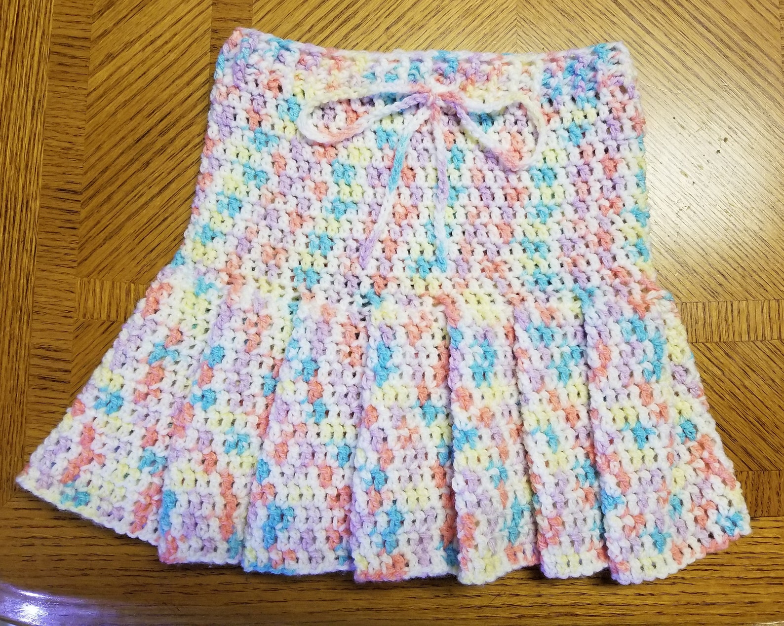 CROCHET PATTERN PDF Pleated Crochet Skirt Crochet Skater - Etsy