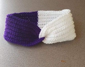 CROCHET PATTERN PDF - Crochet Twisted Headband - Crochet Ribbed Earwarmer - Crochet X-Twist Headband - Multiple Sizes - Easy Ribbed Headband