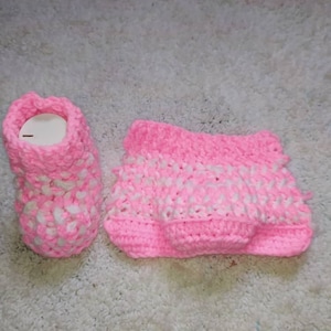 CROCHET PATTERN PDF Crochet Baby Booties Pattern Crochet Baby Slippers Crochet Baby Shoes Crochet Baby Socks Baby Shoes Worked Flat image 4