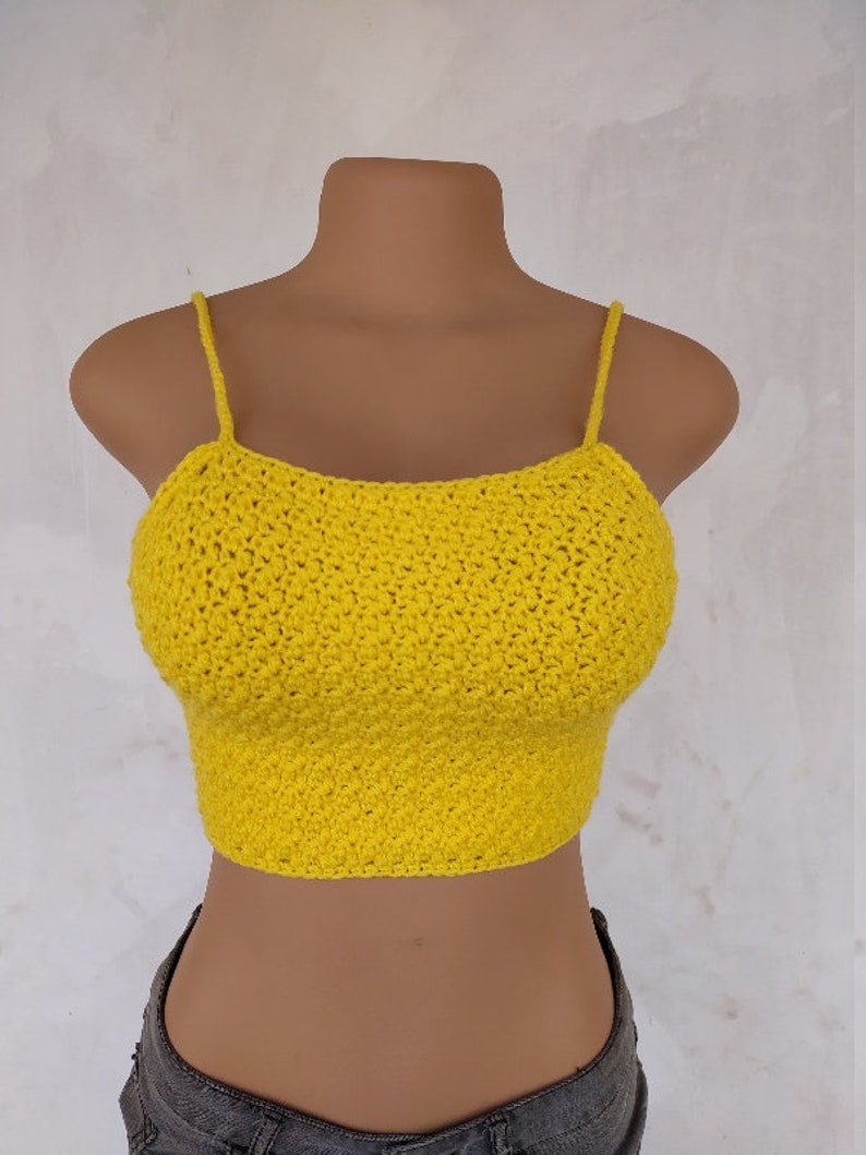 CROCHET PATTERN Crochet Crop Top Pattern Backless Top Pattern Backless Crop Top Pattern Summer Crochet Crop Top Festival Boho Top image 5