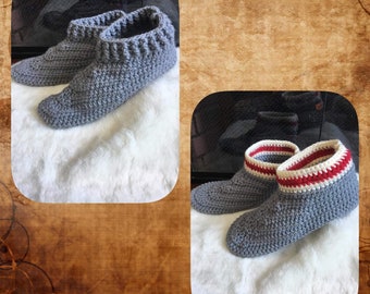 CROCHET PATTERN PDF - Crochet Child Slippers Pattern - Crochet Child Shoes - Crochet Toddlers Socks Pattern - 7 Sizing Options
