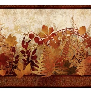 Reflections of Autumn Cotton Fabric by Jason Yenter - By the Yard