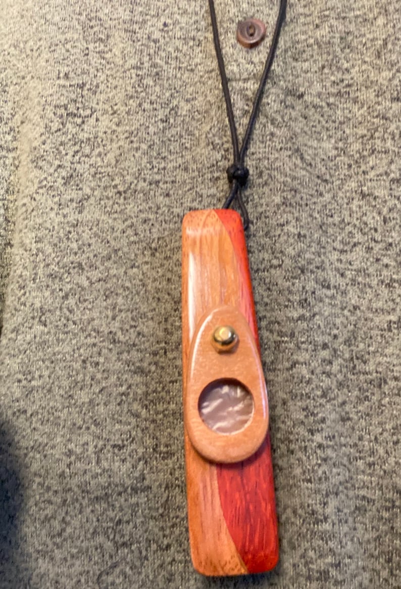 Chunky2 Striped Handmade Wooden Kazoos Mirliton Kazoo Banjo Banjolele