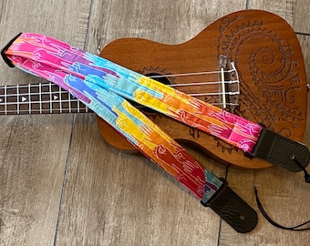 LOVE Ukulele Strap Ukulele Ukelele strap Ukelele Ukulele case handmade ukulele Vegan Tabs Ukulele Gurt Mandolin strap Banjolele