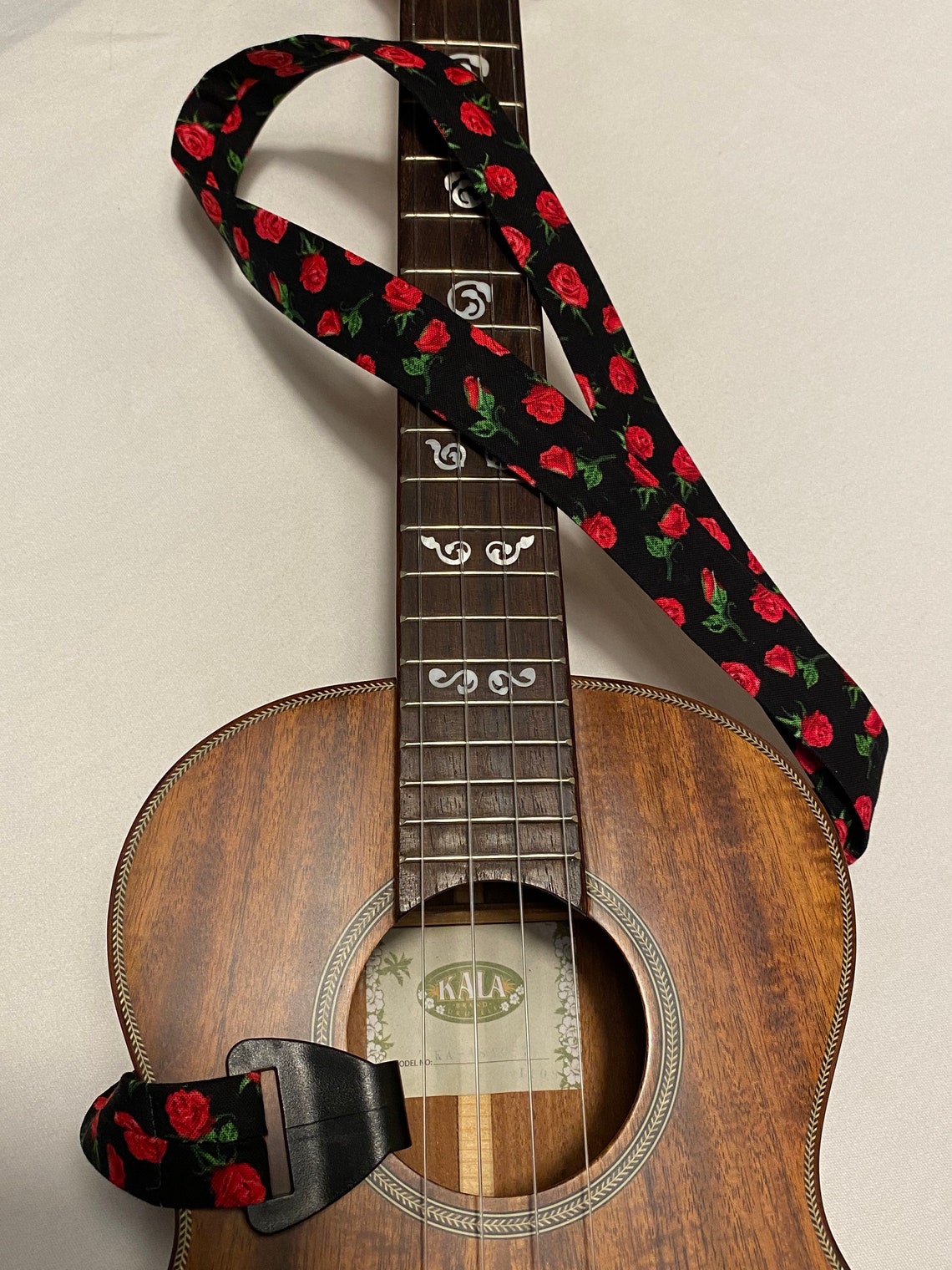 JHOOK Ukulele Strap You Choose Fabric Neck Strap No Drill Etsy