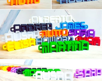 Personalized Keychain | Personalised Keyring | Mothers Day Gift | Custom Name Keychain | 3D Print Keychain | Keychain Gift Idea
