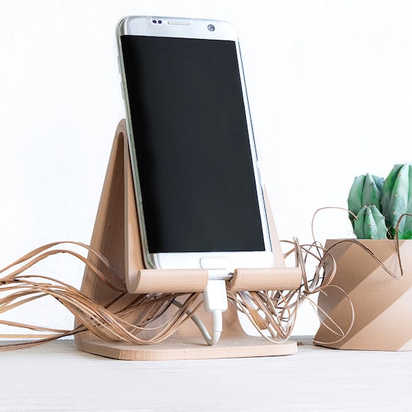 Dock Station , Stand iPhone , Smartphone Stand , Phone Stand , Supporto iPhone , Supporto Telefono , Supporto Smartphone LEGNO stampa 3d