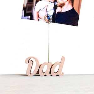 Schreiben Papa Foto Port für Polaroid Fotografien Postkarten, Tisch Platzhalter, Foto Türrahmen