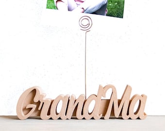 GrandMa Picture Frame | Mothers Day Gift | Polaroid Photo Frame | Polaroid Photo Holder | Wood Photo Display