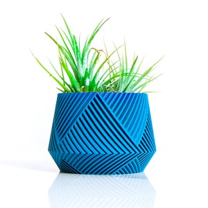 Unique Small Plant Pot for Plant Lovers | Succulent Cache Pot | 3D Printed Vase
