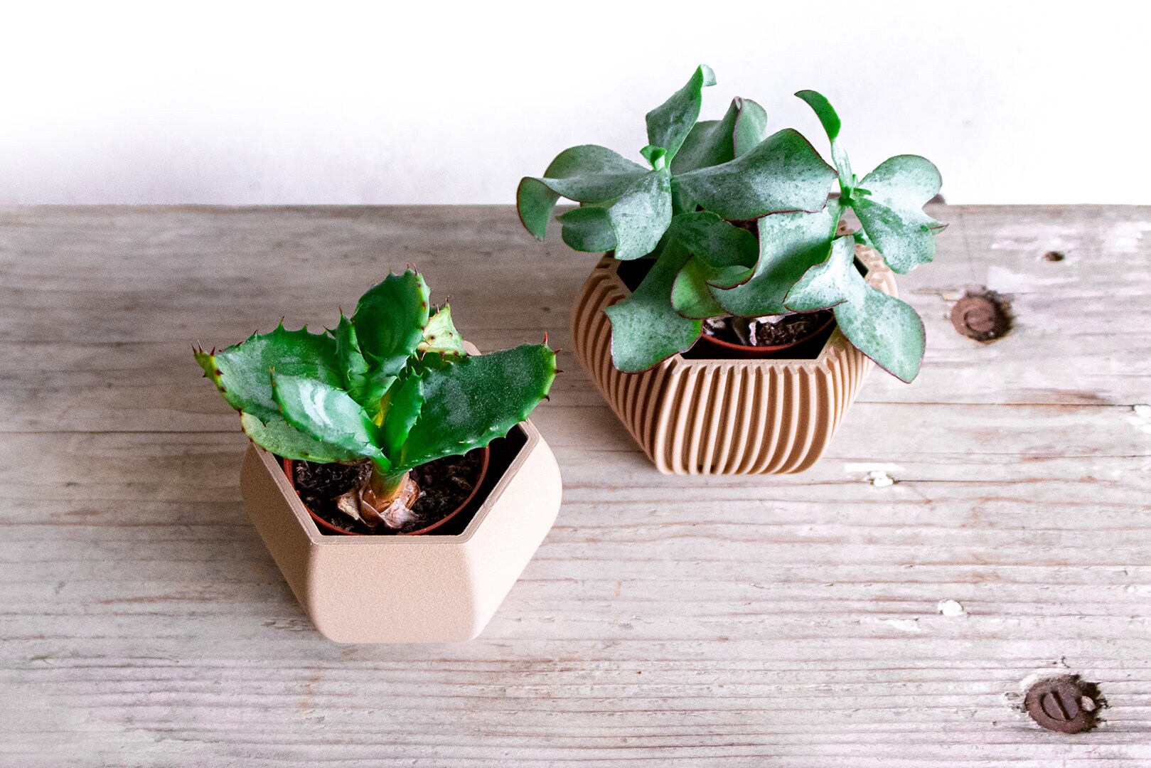 Nice Plant Pot Set Mothers Day Gift 2 Small Planter Set Etsy