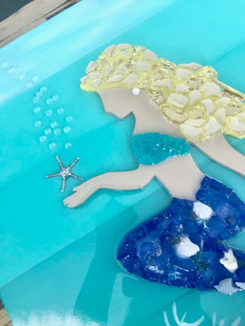 Large Mermaid indoor/outdoor Wall Art Etsy