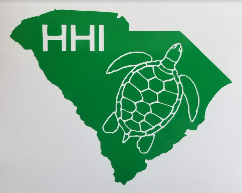 Hilton Head Island Decal HHI Decal Hilton Head Island Sea Etsy