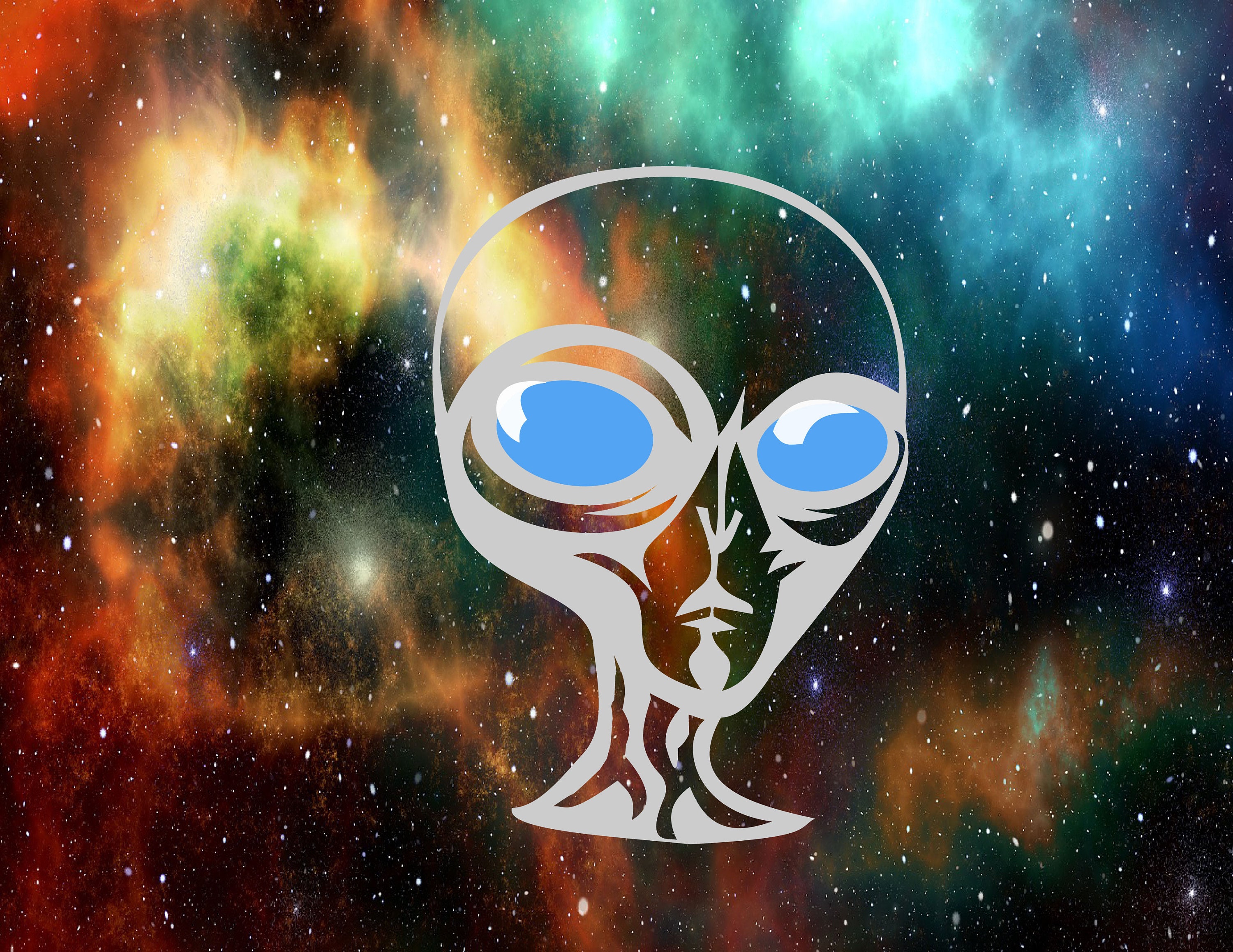 Alien Sticker Alien Decal Alien Die Cut Alien Head Decal Etsy